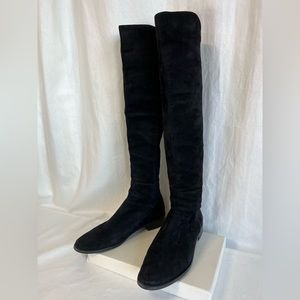 Stuart Weitman 5050 suede over the knee boot